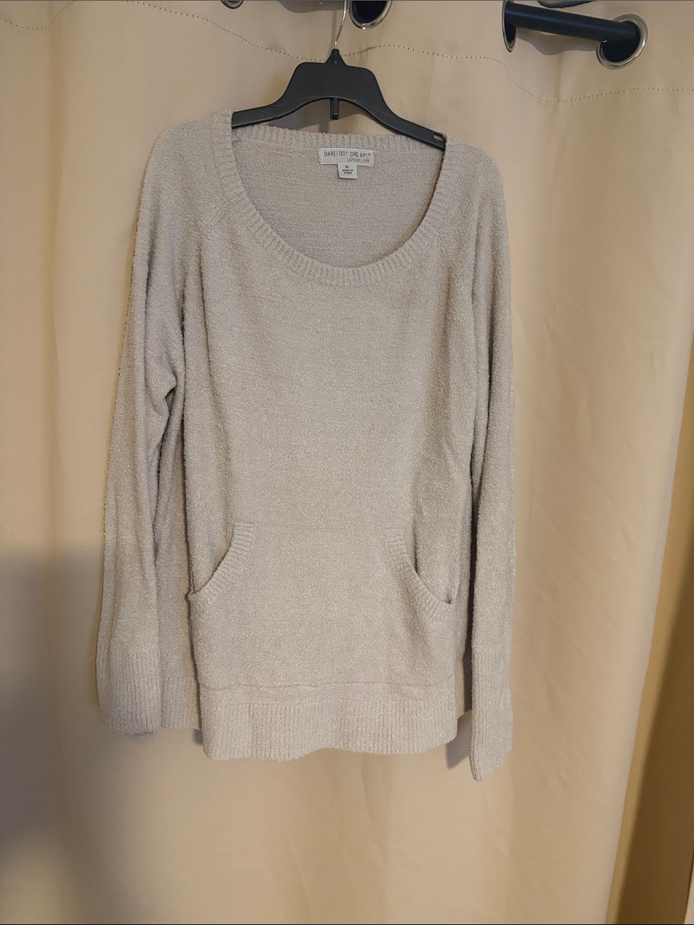 Barefoot Dreams Scoop Neck Pullover in Oatmeal